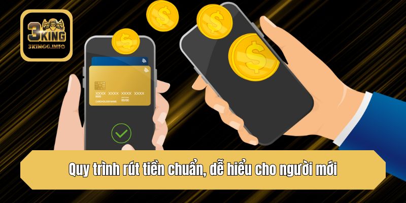 Quy trình rút tiền chuẩn, dễ hiểu cho người mới
